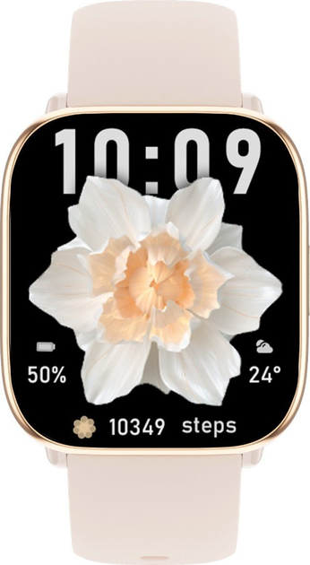 Smartwatch MyPhone Watch Pastel Gold/Tea Rose (SMA002921) - obraz 1