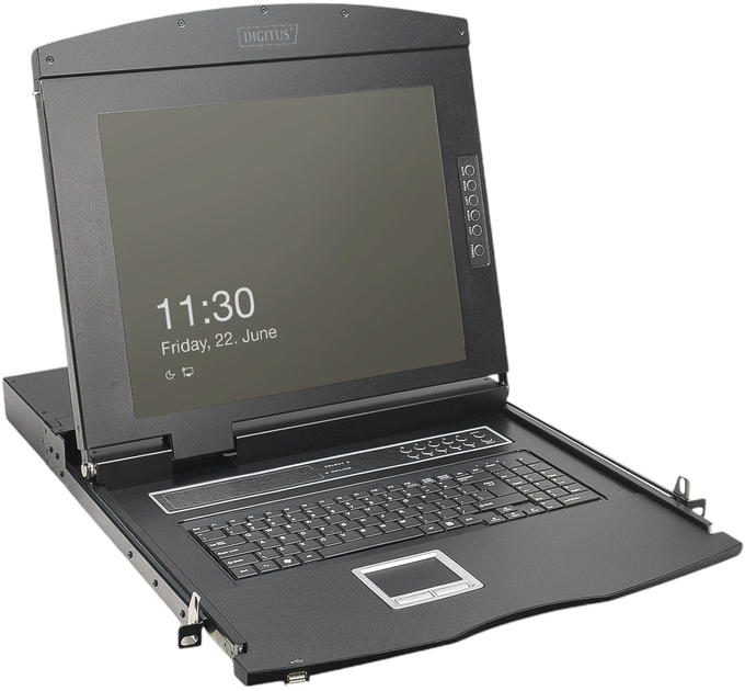 Konsola KVM Digitus 1U 19" TFT 16x HDMI (DS-72221-7US) - obraz 2