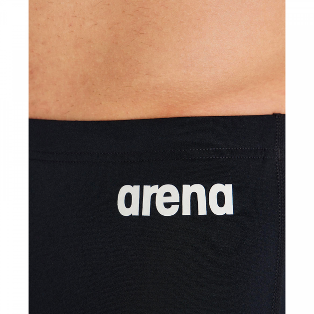 Мужские плавки для плавания в бассейне Arena Team Swim Short Solid (004776-550) черно-белый 80 - изображение 6