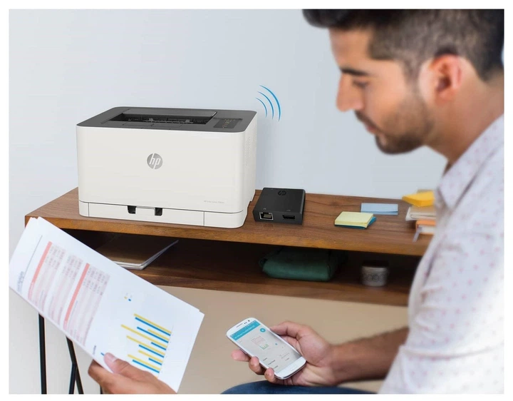 Принтер А4 HP Color Laser 150nw з Wi-Fi (4ZB95A) - Фото 15 Принтер А4 HP Color Laser 150nw з Wi-Fi (4ZB95A) - зображення 15