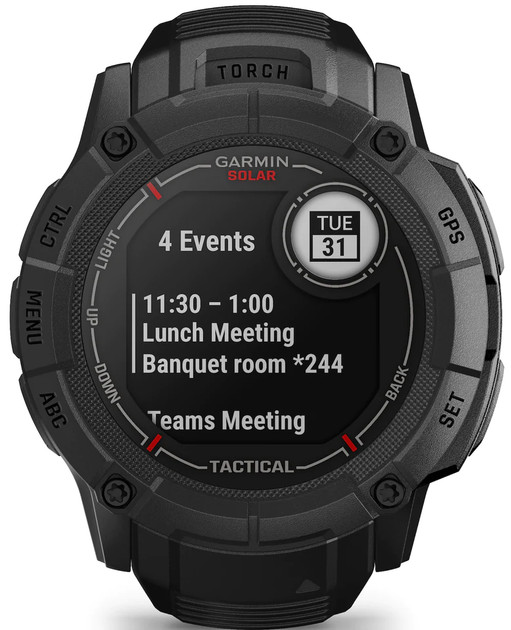 Смарт годинник Garmin Instinct 2X Solar Tactical (010-02805-13/03) - зображення 5