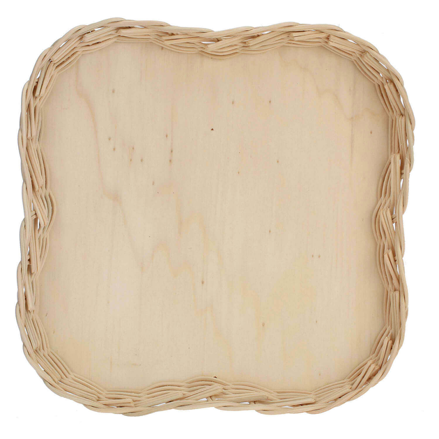 Кошик La Porcellana Bianca Midollino на піднос для закусок плетена 40 x 40 см (8027549073588) - зображення 3