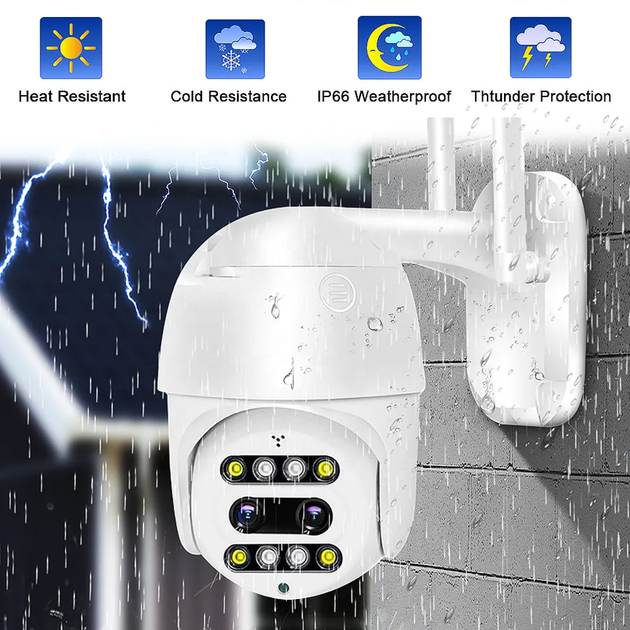 Камера відеоспостереження PTZ вулична WiFi 4-12мм HD1080P 2MP XPRO CF26 (41560-15964_1423) - изображение 10