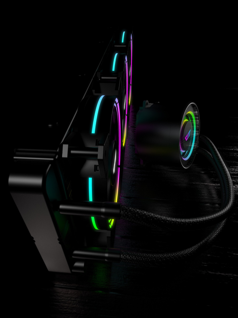 Система жидкостного охлаждения Darkflash Symphony TR360 Black - изображение 12