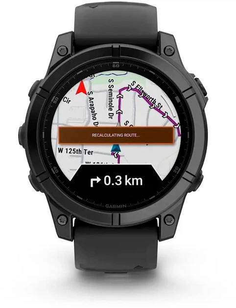 Смарт-годинник Garmin fenix E 47mm Slate Gray Steel/Black (010-03025-01) - зображення 2