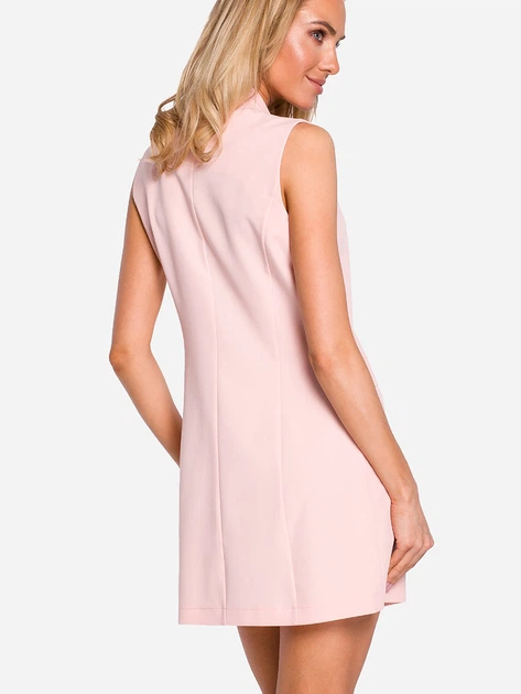 Плаття коротке літнє жіноче Made Of Emotion M439 L Світло-рожеве (5903068441851) - зображення 2