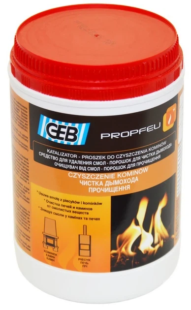 Порошок для чищення димоходів GEB Propfeu Poudre De Ramonage 0,9 кг - зображення 2