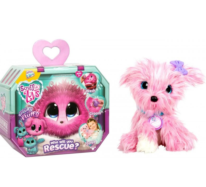 Мягкая игрушка сюрприз Няшка Потеряшка Розовая Little Live Scruff-A-Luvs подарок для детей - Фото 3 Мягкая игрушка сюрприз Няшка Потеряшка Розовая Little Live Scruff-A-Luvs подарок для детей - изображение 3