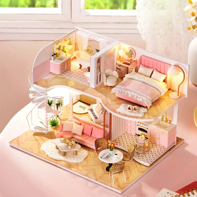 Кукольный дом конструктор DIY Cute Room L-033 Шепот утром румбокс