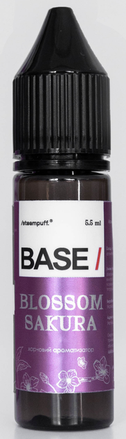 Ароматизатор рідкий харчовий BASE 5.5мл Blossom Sakura (Сакура) (2000075394422) - зображення 3