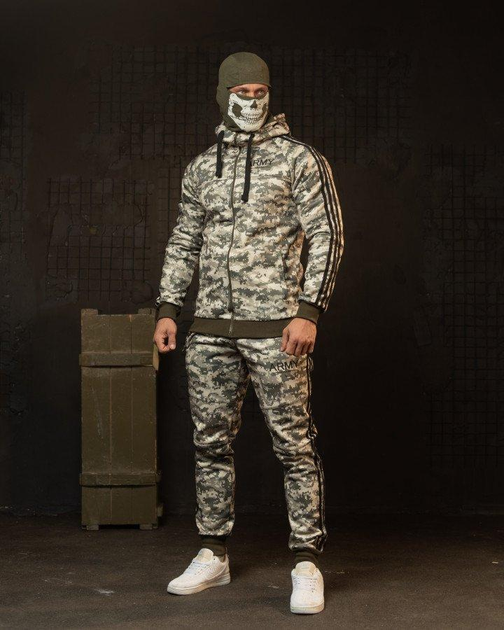 Тактичний зимовий спортивний костюм Army 2XL піксель (89187) - зображення 1