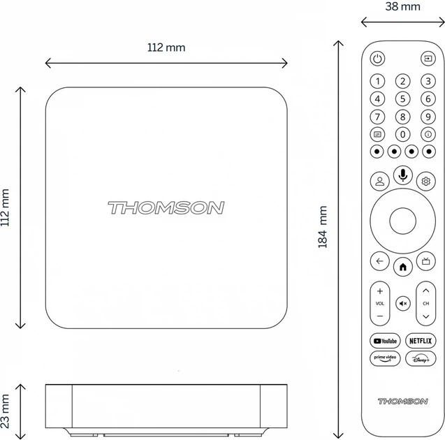 Odtwarzacz multimedialny Thomson Streaming Box 4K UHD (9120106661699) - obraz 3