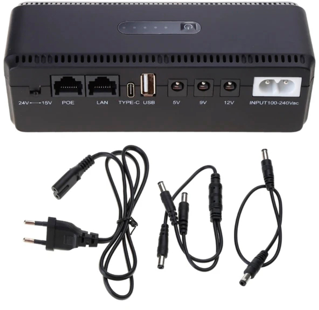 ДБЖ Yepo Smart DC-UPS 10400mAh DC-5V/9V/12V (UA-112485) - зображення 2