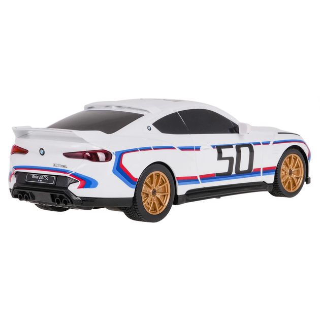 Машинка RASTAR BMW 3.0 CSL R/C 1:24 білий 92900 - зображення 5