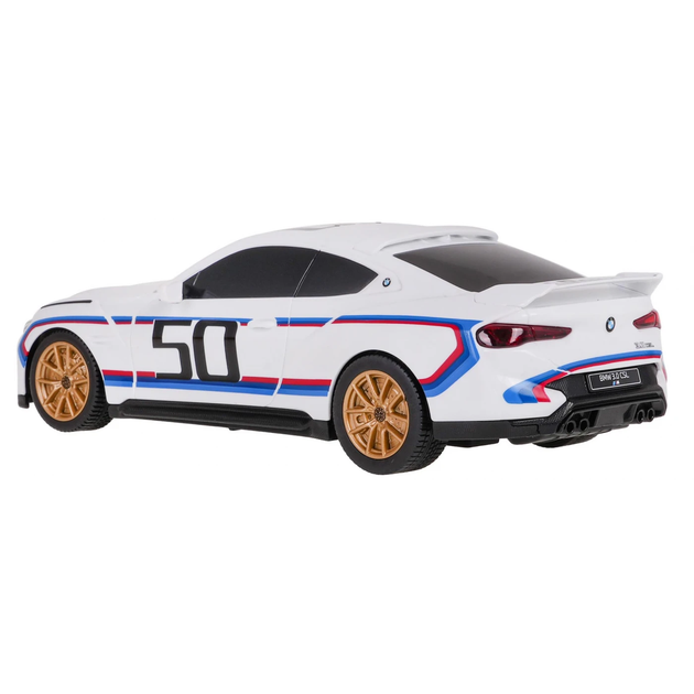 Машинка RASTAR BMW 3.0 CSL R/C 1:24 білий 92900 - зображення 6
