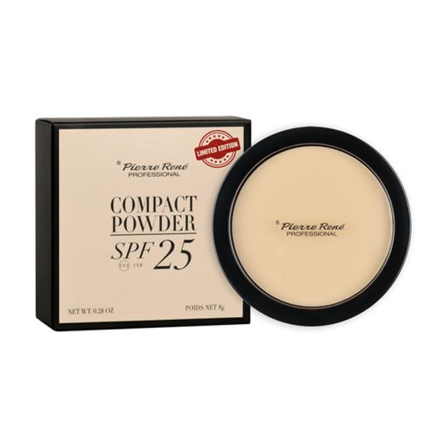 Пудра для обличчя Pierre Rene Professional Compact Powder пресована 101 Porcelain 8 г (3700467851128) - зображення 3