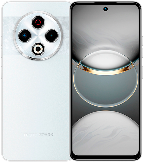 Мобільний телефон Tecno Spark 30 (KL6) 8/128GB Astral Ice (4894947047909) Мобільний телефон Tecno Spark 30 (KL6) 8/128GB Astral Ice (4894947047909)