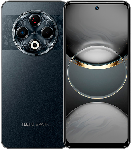 Мобільний телефон Tecno Spark 30 (KL6) 8/128GB Stellar Shadow (4894947047862) - зображення 1