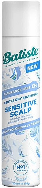 Сухий шампунь для волосся, без аромату - Batiste Senstitive Scalp Gentle Dry Shampoo 200ml (1403562-21591830) - изображение 2