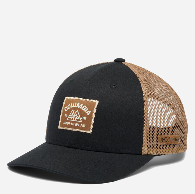 Czapka z daszkiem dziecięca z siatką Columbia Youth Snap Back 1769681018 One Size Czarny/Brązowy (195980160452) - obraz 1