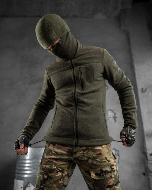 Тактическая кофта флисовая с креплением для шевронов Polartec Tactical Fleece Olive XL - изображение 1