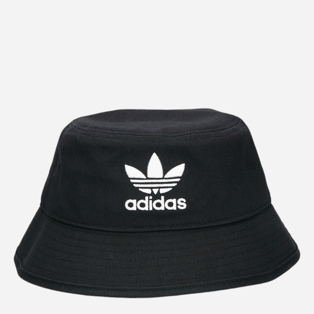 Kapelusz przeciwsłoneczny dziecięcy bawełniany adidas Bucket Hat AC AJ8995 54-55 cm Czarny (4056559601836) - obraz 1