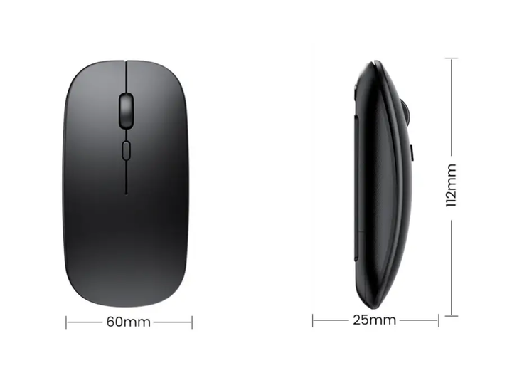 Безпровідна миша Bluetooth Optical Mouse Black - зображення 3