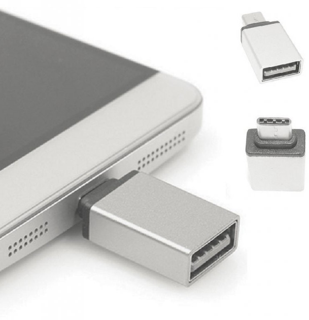 Адаптер Winner Group USB 3.0 на USB Type C Grey (8591194077777) - зображення 2