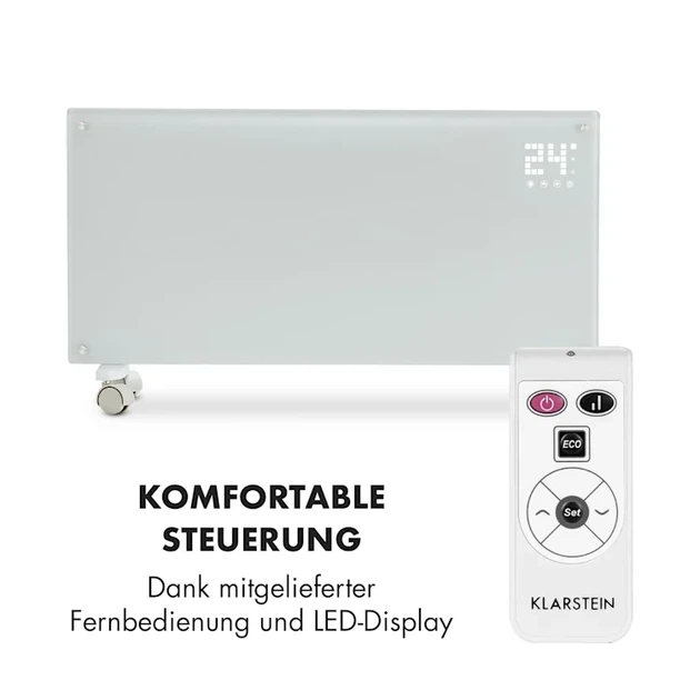 Умный конвекционный обогреватель конвектор Klarstein Bornholm Smart цвет белый (10034390) - изображение 4