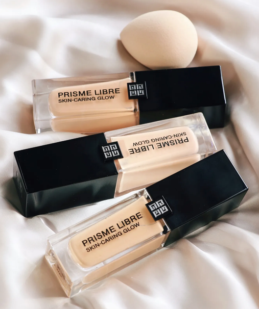 Тональная основа Givenchy Prisme Libre Skin-Caring Glow Foundation № 1-C105 30ml - изображение 3