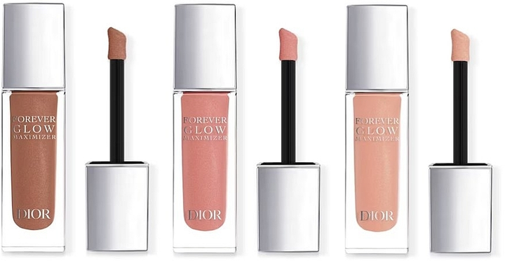 Жидкий хайлайтер для лица Dior Forever Glow Maximizer Highlighter 015 Peachy 11ml - Фото 8 Жидкий хайлайтер для лица Dior Forever Glow Maximizer Highlighter 015 Peachy 11ml - изображение 8
