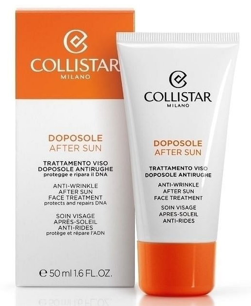 Крем после загара против морщин Collistar Anti-Wrinkle After Sun Face Treatment 50ml - изображение 2