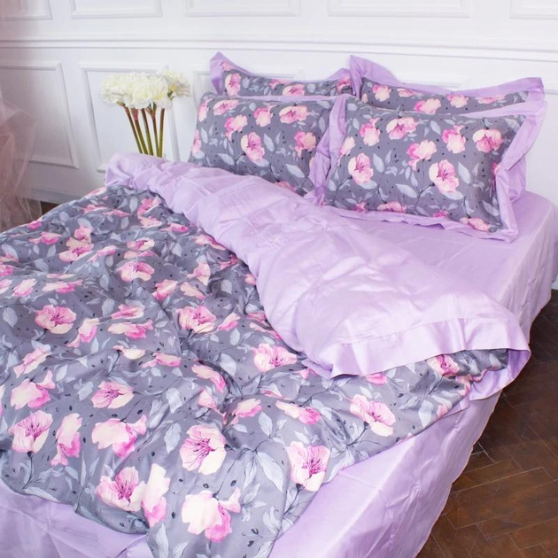 Акція на Підковдра MirSon Satin print Elit Aster 200х220 від Rozetka