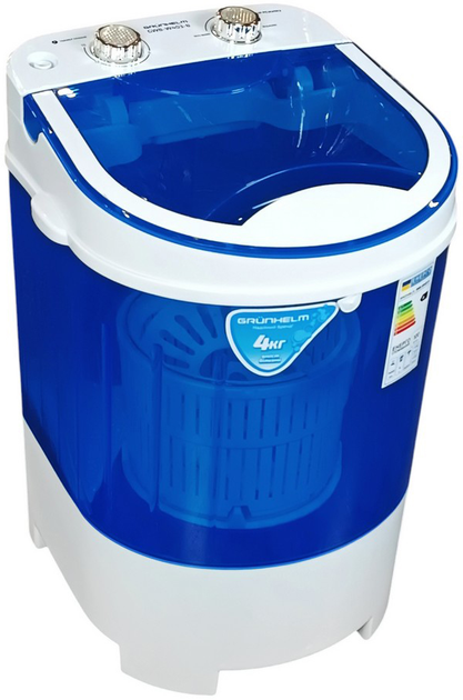 Стиральная машина полуавтомат Grunhelm GWB-W403-B White Blue - изображение 1