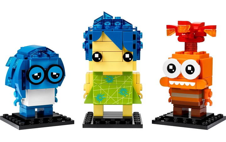 Zestaw klocków LEGO BrickHeadz Radość Smutek i Spina 300 elementów (40749) - obraz 3