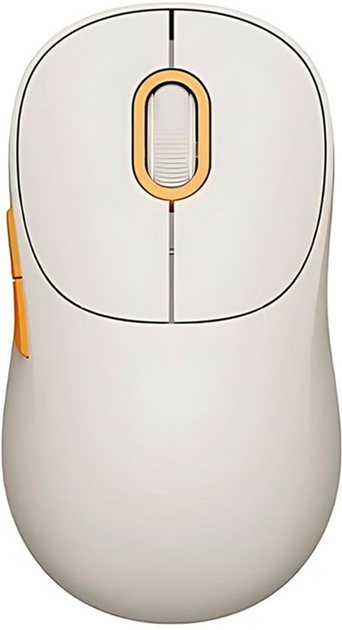 Mysz Xiaomi Mi Mouse 3 Wireless White/Orange (BHR8912GL) - obraz 2