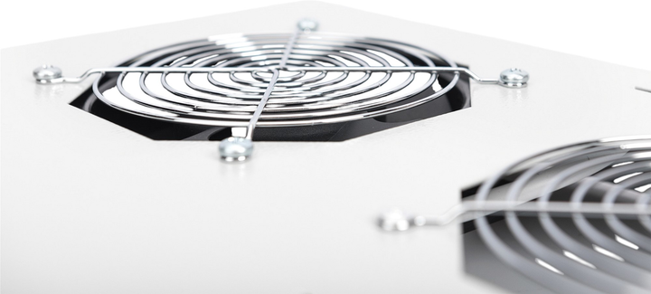 Стельовий блок охолодження для серверних шаф Digitus Unique 4 x Fans Grey (DN-19 FAN-4-SRV) - зображення 4