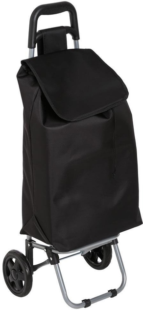 Torba na kółkach 5five Simply Smart Shopping 30 L Czarna (3560238558256) - obraz 1