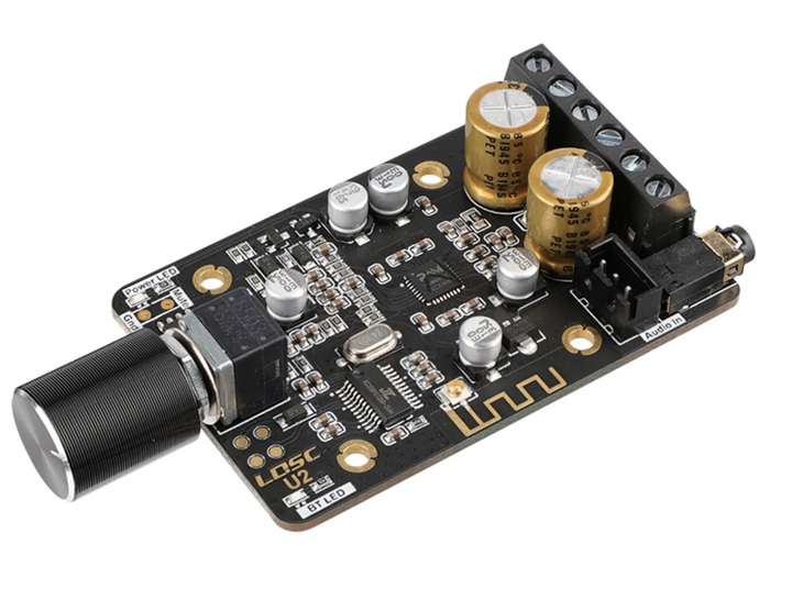 Аудио усилитель LOSC U2 PAM8620 Bluetooth 5.0 Class D стерео 2.0, 2x15Вт, 8-24В, усилитель мощности звука - Фото 2 Аудио усилитель LOSC U2 PAM8620 Bluetooth 5.0 Class D стерео 2.0, 2x15Вт, 8-24В, усилитель мощности звука - изображение 2