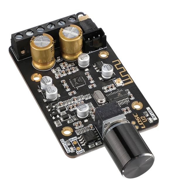 Аудио усилитель LOSC U2 PAM8620 Bluetooth 5.0 Class D стерео 2.0, 2x15Вт, 8-24В, усилитель мощности звука - Фото 3 Аудио усилитель LOSC U2 PAM8620 Bluetooth 5.0 Class D стерео 2.0, 2x15Вт, 8-24В, усилитель мощности звука - изображение 3
