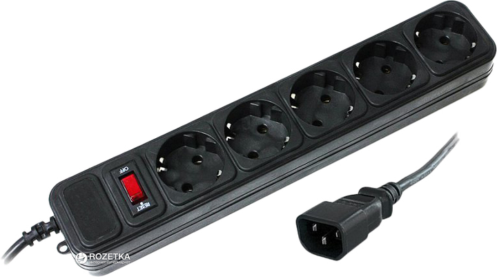 Сетевой фильтр Surge Protector для ИБП 5 розеток 4.5 м Черный (SP5-X ...