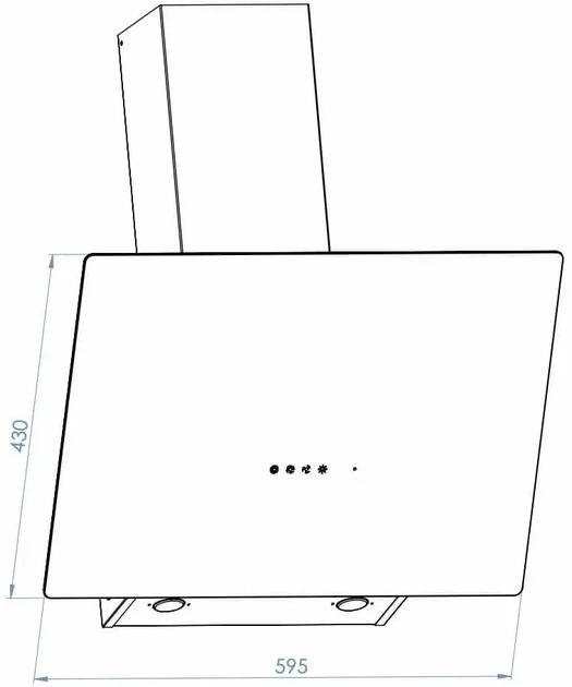 Вытяжка BORGIO RNT-MG 60 black glass MU - изображение 3