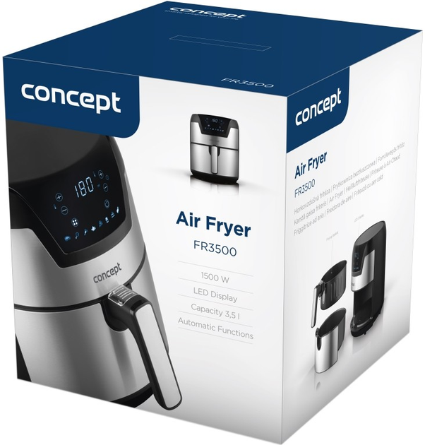 Frytownica beztłuszczowa Concept FR3500 (8595631008775) - obraz 6
