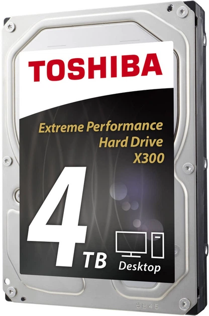 Жесткий диск Toshiba High-Performance X300 4TB 7200rpm 128MB