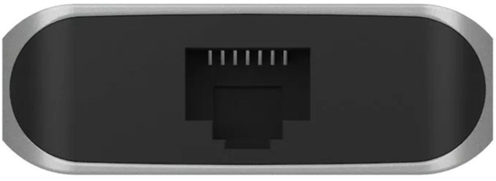Док-станція Icy Box USB Type-C - USB 3.2 x2, USB 2.0, USB Type-C, HDMI x2, SD, microSD, RJ-45 Grey/Black (IB-DK4012-CPD) - зображення 6