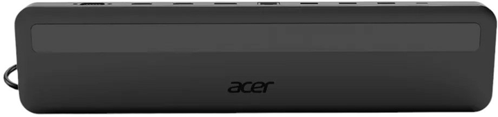 Док-станція Acer USB Type-C - USB 3.0 x3, USB Type-C, HDMI x2, DP, VGA, RJ-45, SD, Micro SD, 3.5 mm Black (HP.DSCAB.015) - зображення 3