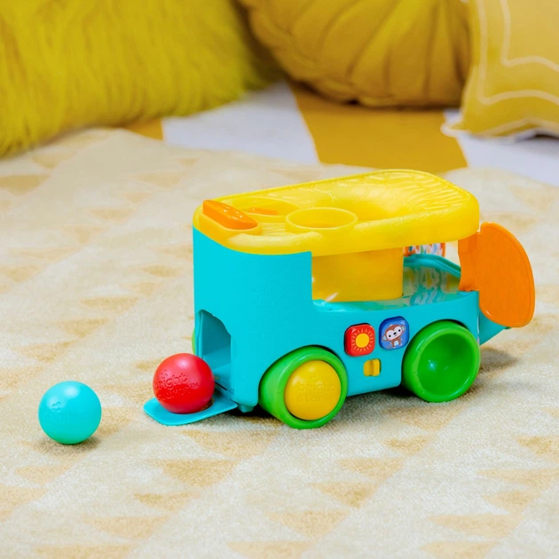 Музична іграшка Bright Starts Pop & Roll Safari Bus (16827) (074451168275) - зображення 9