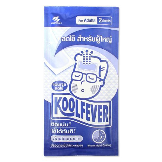 Жарознижуючі пластирі для охолодження КoolFever для дорослих 2шт - зображення 1