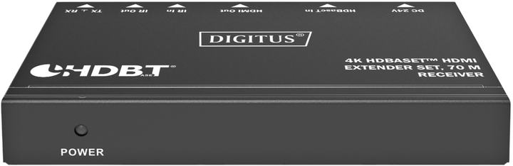 Przedłużacz Digitus 4K HDBaseT HDMI 70 m Black (DS-55520) - obraz 3