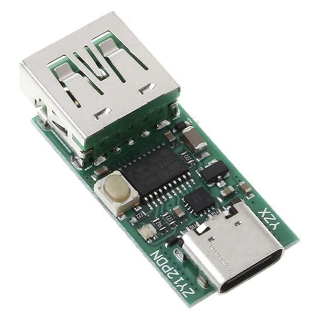 Триггер напряжения YZXStudio ZY12PDN USB - Type-C на STM 32F030F4P6, PD 2.0, 3-20В - 5/9/12/15/20В - Фото 1 Триггер напряжения YZXStudio ZY12PDN USB - Type-C на STM 32F030F4P6, PD 2.0, 3-20В - 5/9/12/15/20В - изображение 1